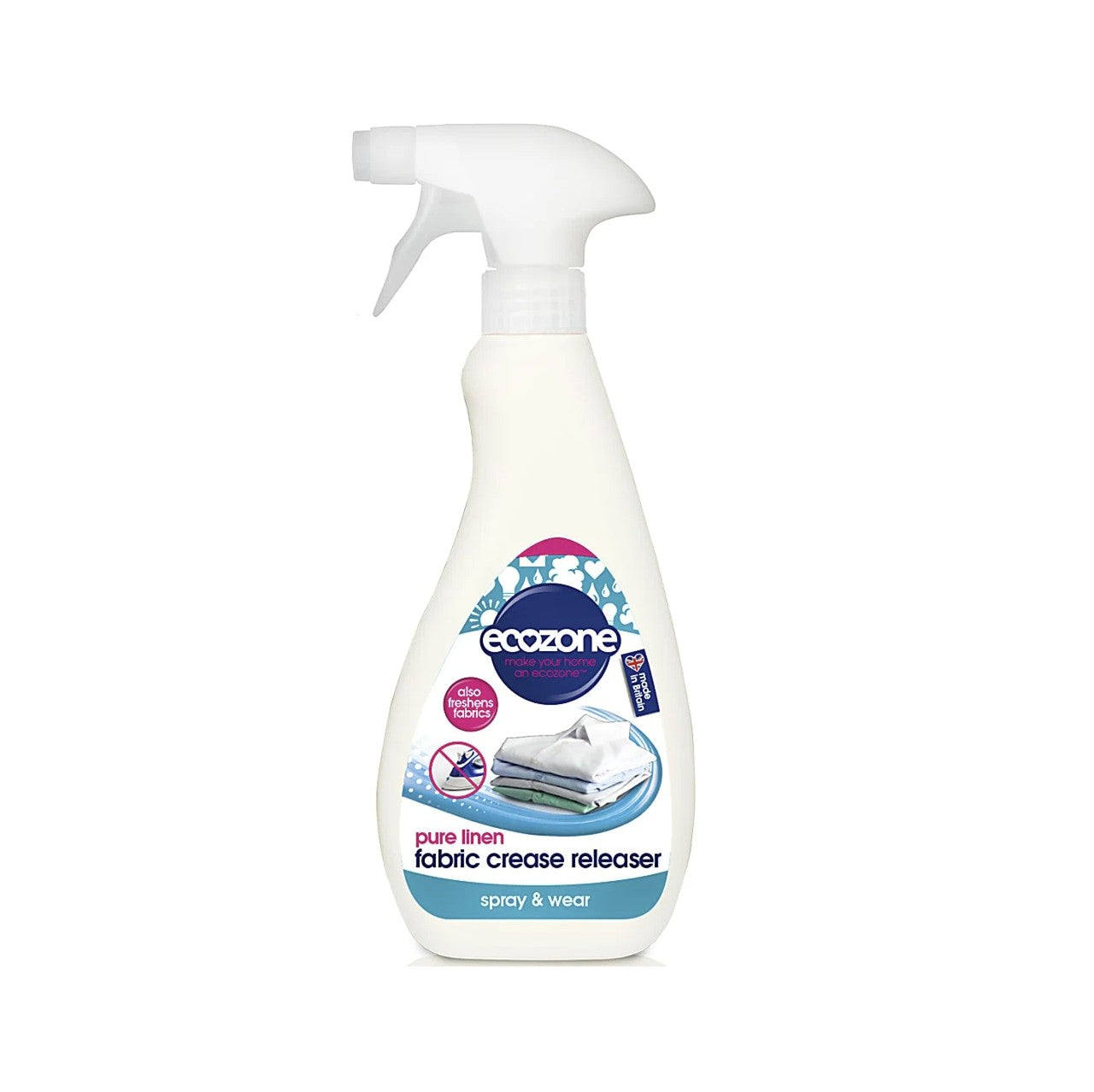 Ecozone Pure Linen Fabric Crease Releaser (500ml)