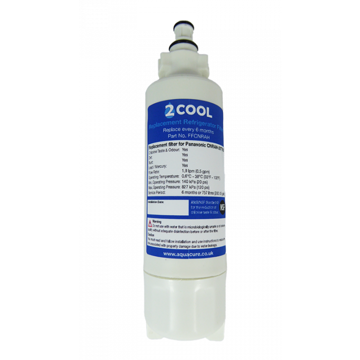 2 COOL PANASONIC CNRAH-257760 FRIDGE FILTER