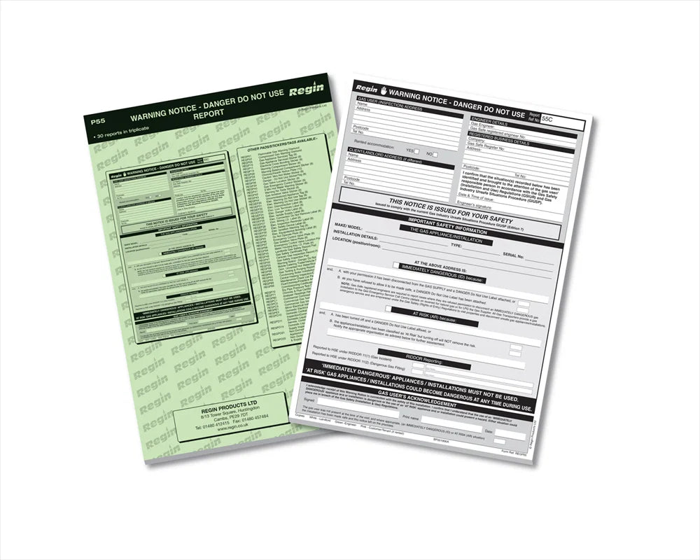 Warning Notice Pad (P55)