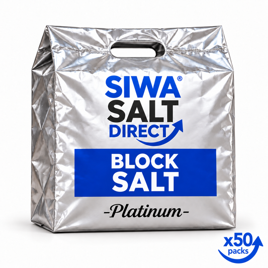 50 Packs of Block Salt (2 x 4kg blocks per pack) & 3 FREE Packs