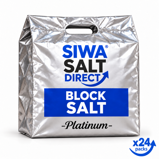 24 Packs of Block Salt (2 x 4kg blocks per pack) & 2 FREE Packs
