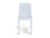 Plastic dining chair (WHITE) - Extra-strong, Durable, UV Resistant and Stackable chairs for Dining, Garden, office, Deck and kitchen
