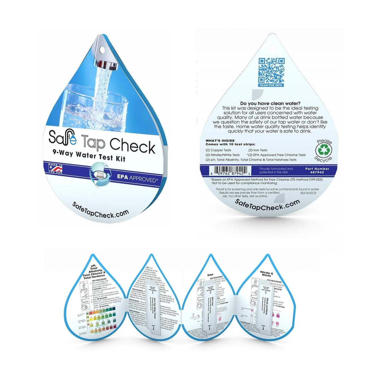 Safe Tap Check 9-Way Water Test Kit